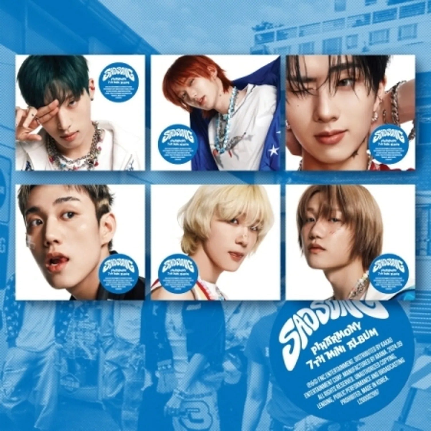 P1HARMONY - 7TH MINI ALBUM [SAD SONG] DIGIPACK VER.