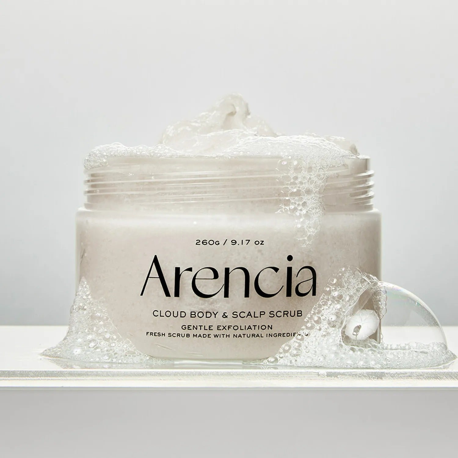 Arencia Fresh Cloud Body & Scalp Scrub (White Tea & Neroli) 260g