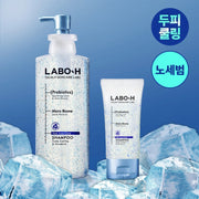 LABO-H Hair Loss Care Scalp Cooling & No Sebum Shampoo 333ml Set (+50ml)