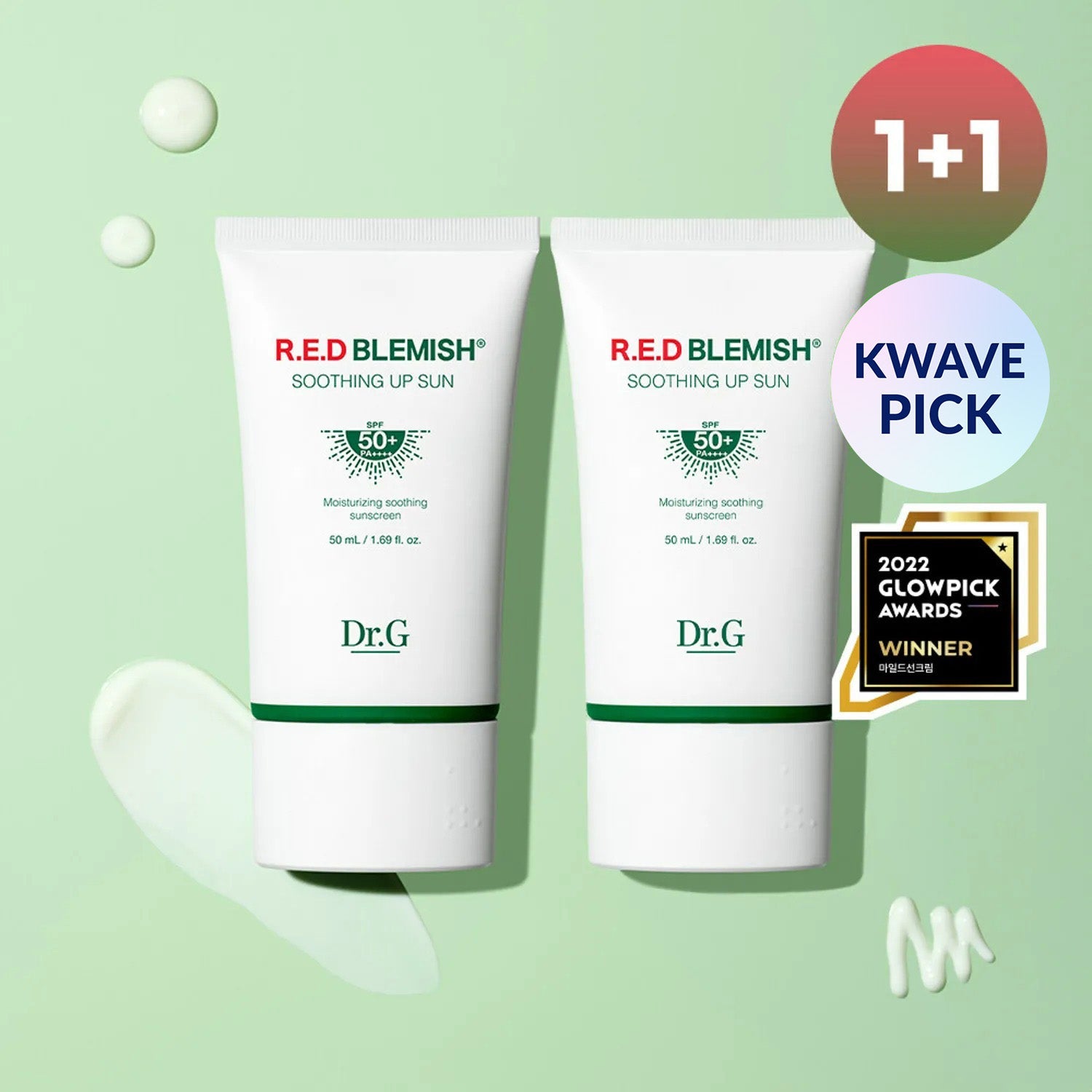 Dr.G Red Blemish Soothing Up Sun 50mL 1+1 Special Set
