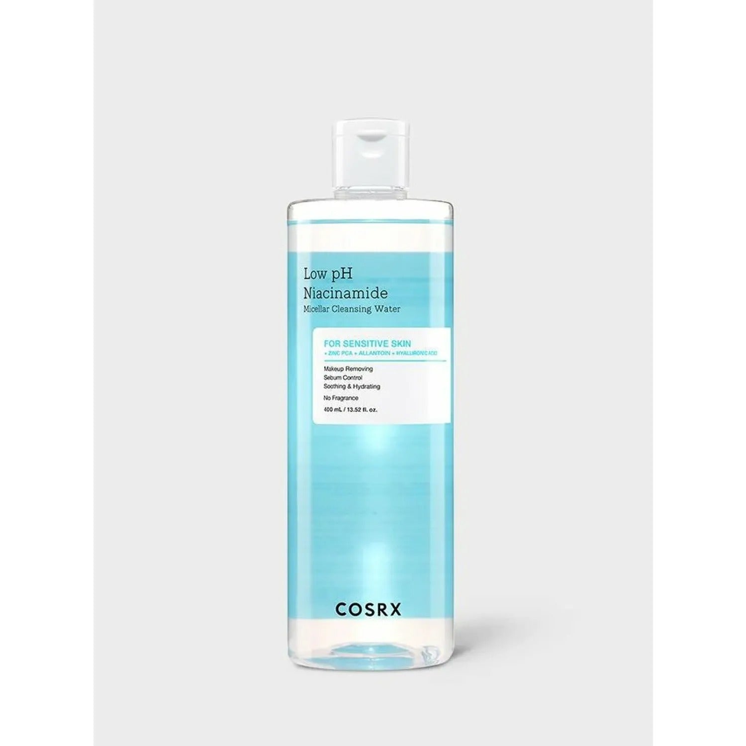 COSRX Low pH Niacinamide Micellar Cleansing Water 400mL Double Pack (+foam dispenser)