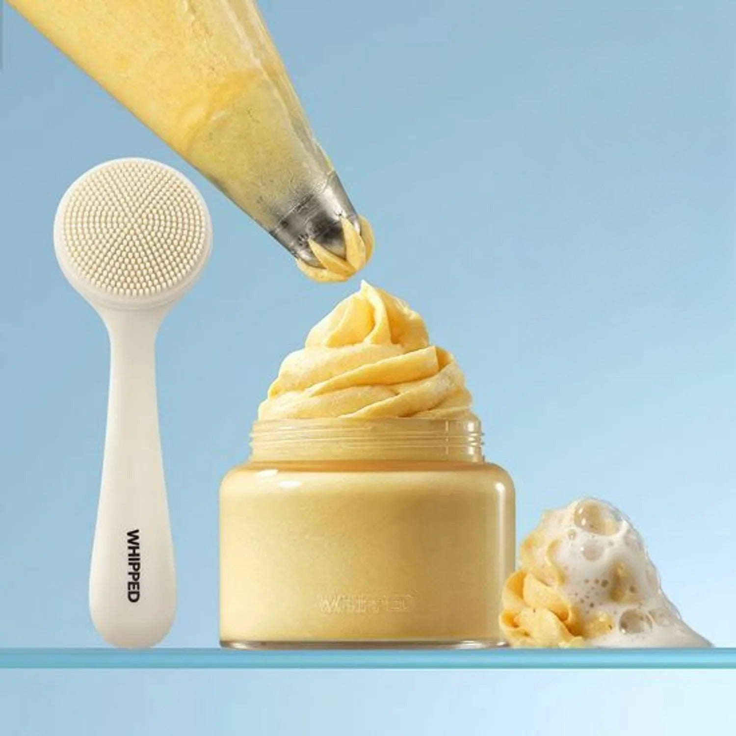 Whipped Yujamong Vegan Pack Cleanser 80g Set (+Pore Brush)