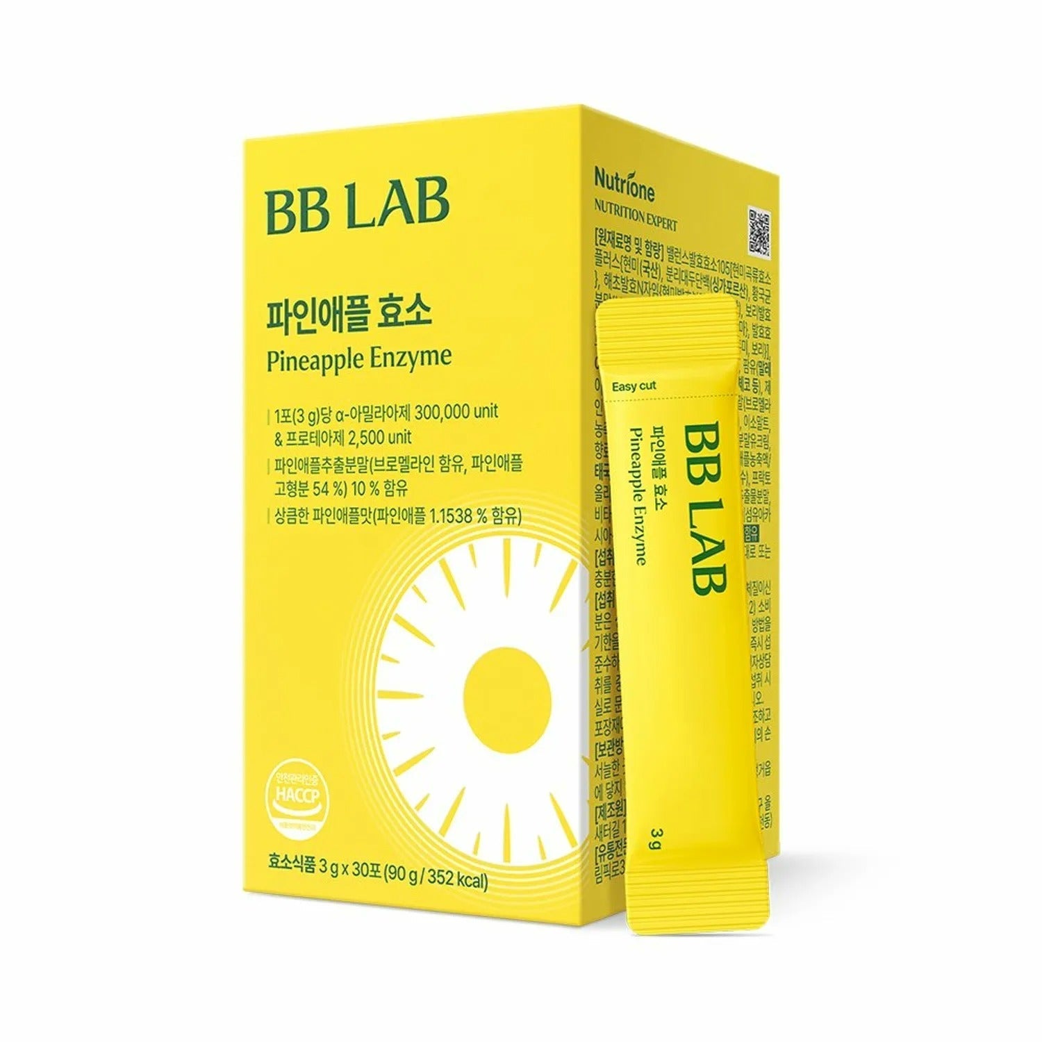 BB LAB Pineapple Enzyme 30 Sticks (30-day supply)