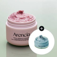 Arencia Rosehip Rice Mochi Cleanser 120g Set (+Blue Cleanser 15g)