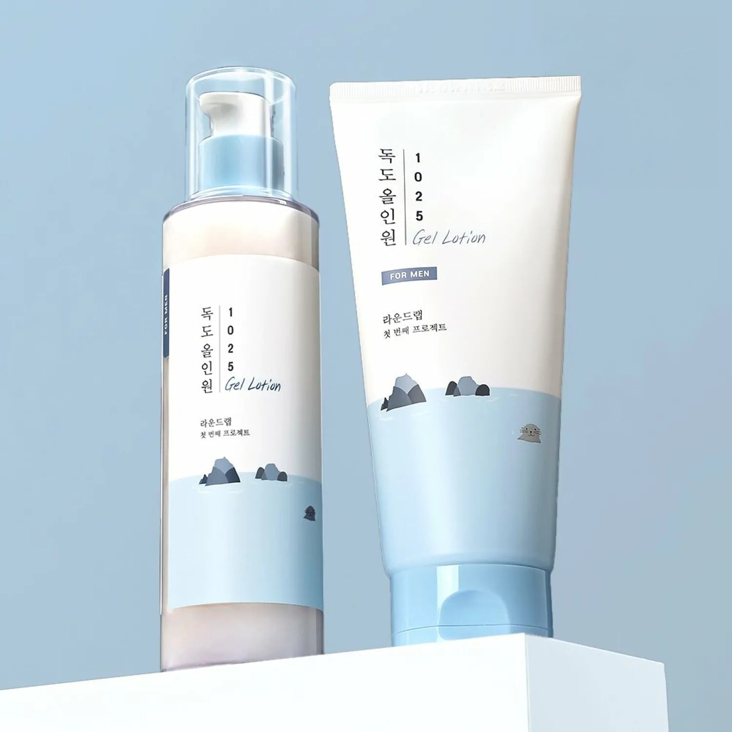 ROUND LAB For Men 1025 Dokdo All In One Gel Lotion 200mL Double Set