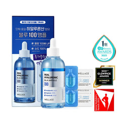 WELLAGE Real Hyaluronic Blue 100 Ampoule 100ml Special Set