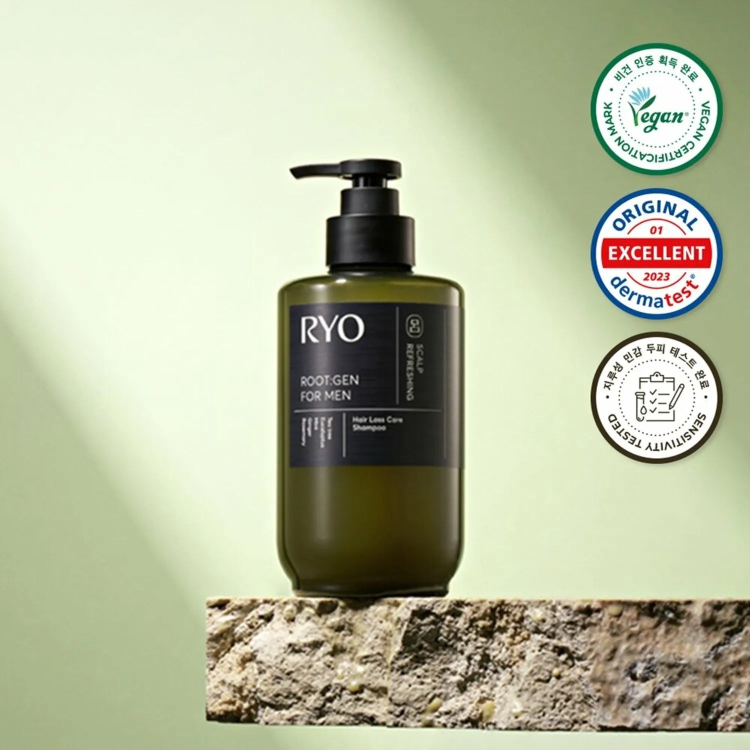 Ryo Root:Gen For Men Hair Loss Care Shampoo 353mL