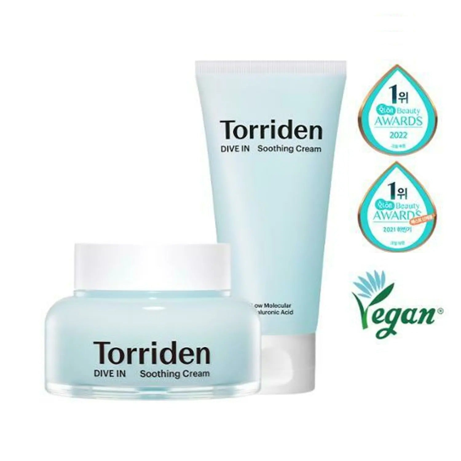 Torriden Dive-in Soothing Cream 100ml Double Pack