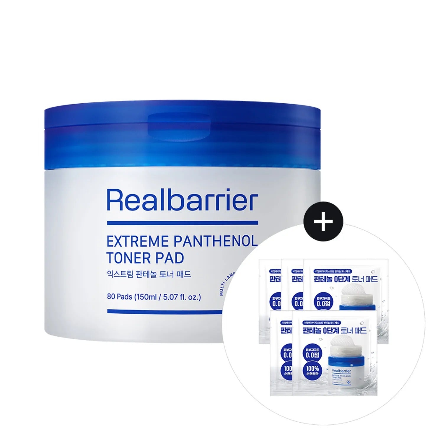 Real Barrier Extreme Panthenol Toner Pad 80P (+10P) Special Set