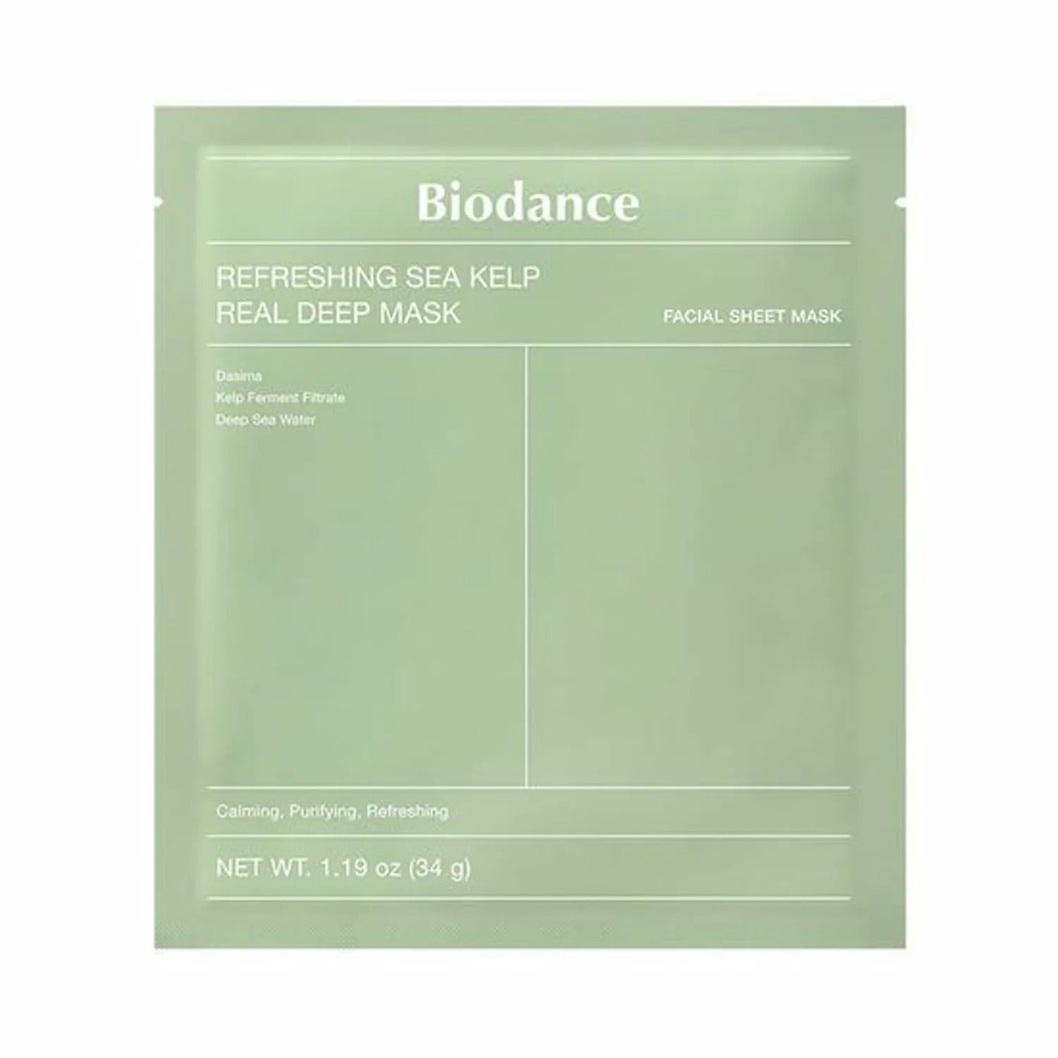BIODANCE Refreshing Sea Kelp Real Deep Mask Sheet 4ea