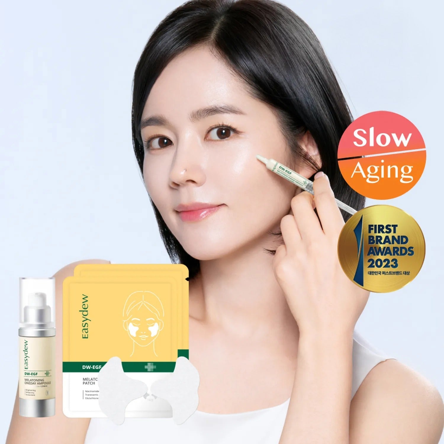easydew DW-EGF Melatoning One Day Ampoule 12mL Special Set (+Melatoning Patch 2P)