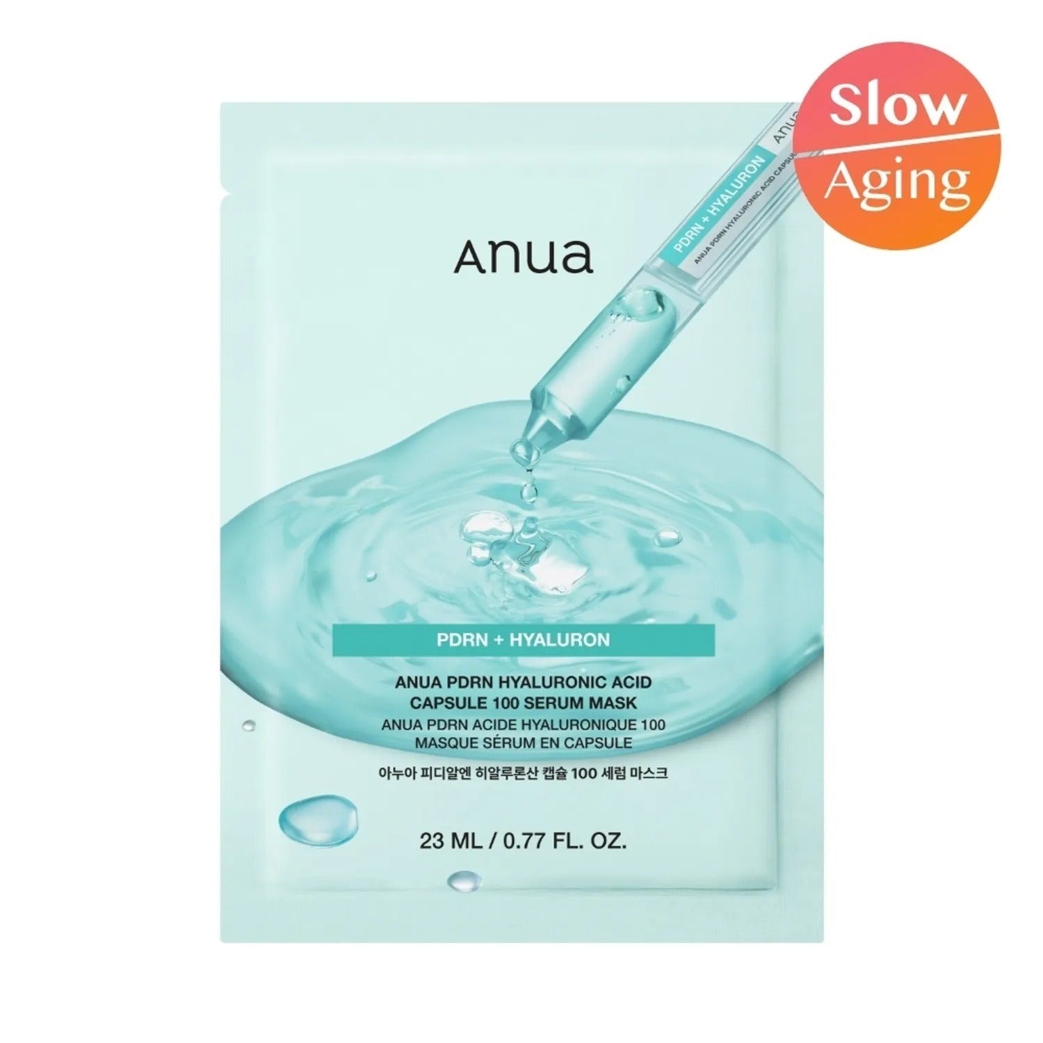 Anua PDRN Hyaluronic Acid Capsule 100 Serum Mask Sheet 1ea