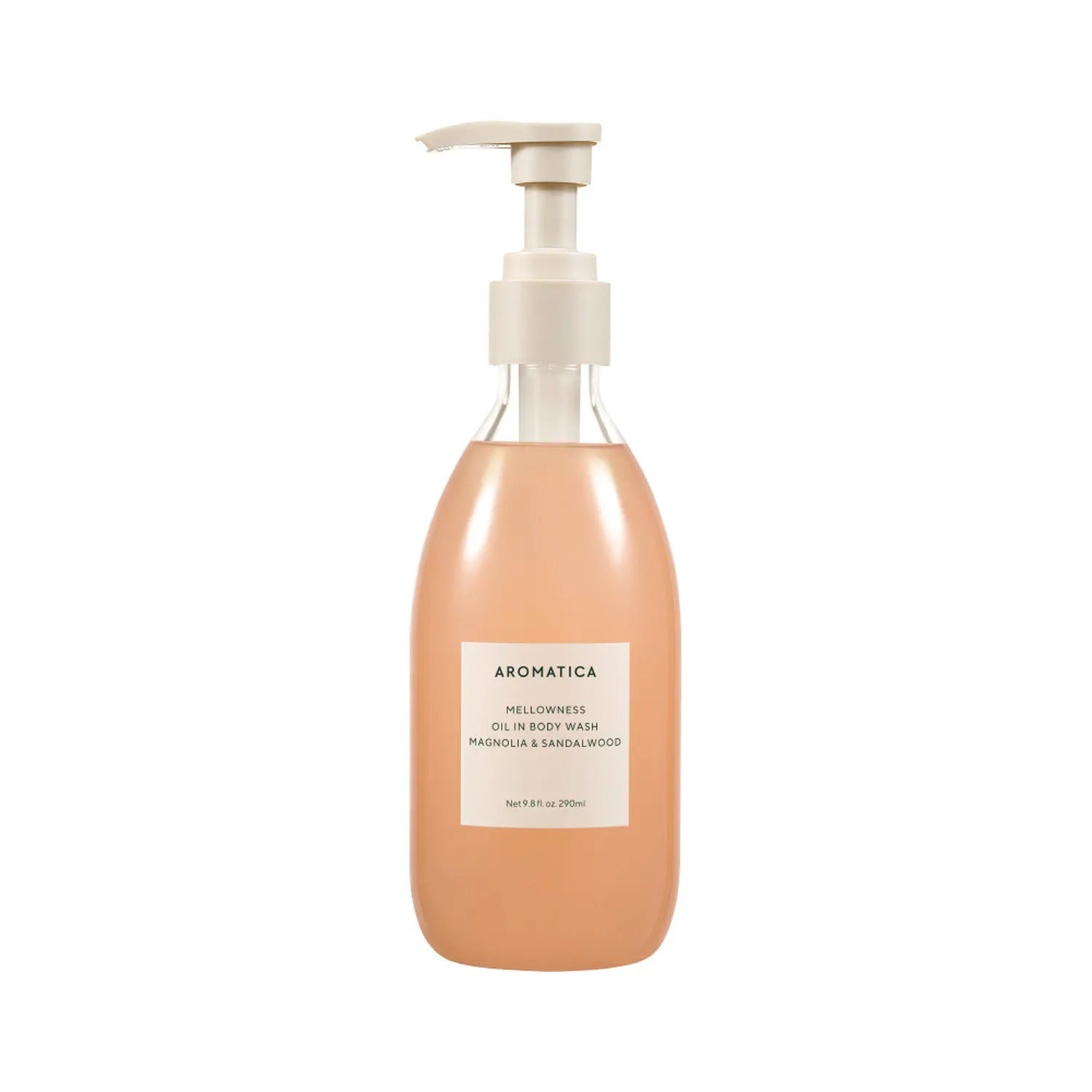 Aromatica Mellowness Oil-in Body Wash 290ml Set (+Body Cream 50g)