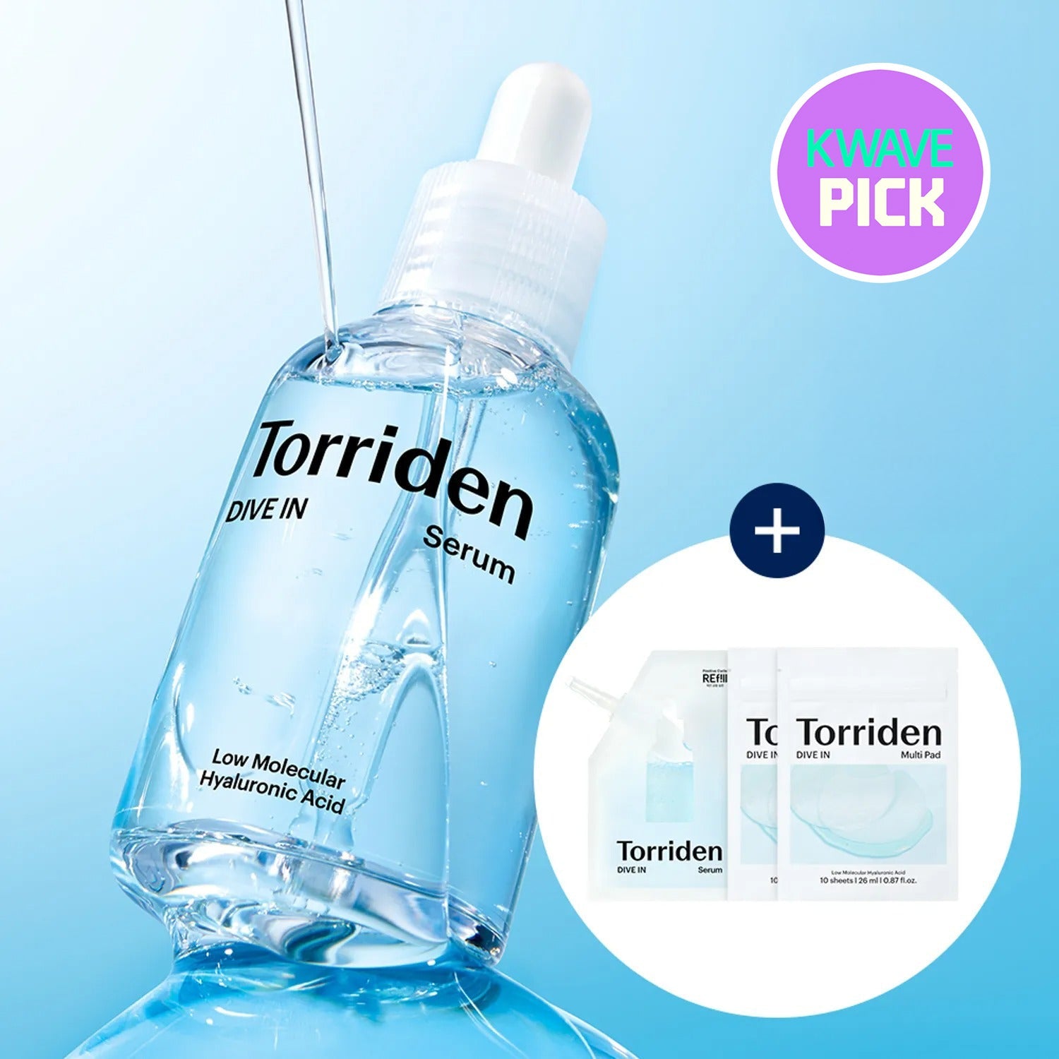 Torriden Dive-In Serum 50ml Set (+Refill 50ml+Multi Pad 20P)