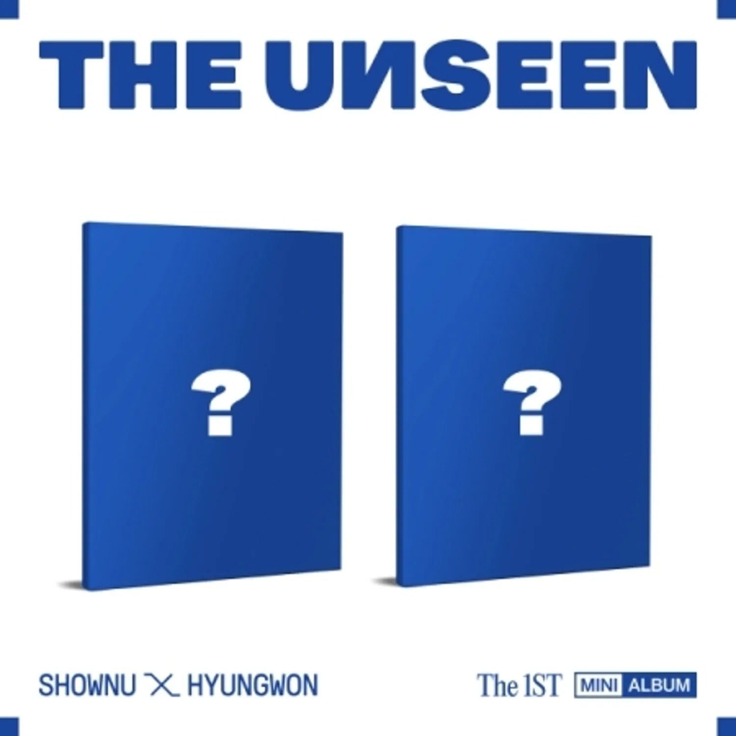 SHOWNU X HYUNGWON - 1ST MINI ALBUM [THE UNSEEN]