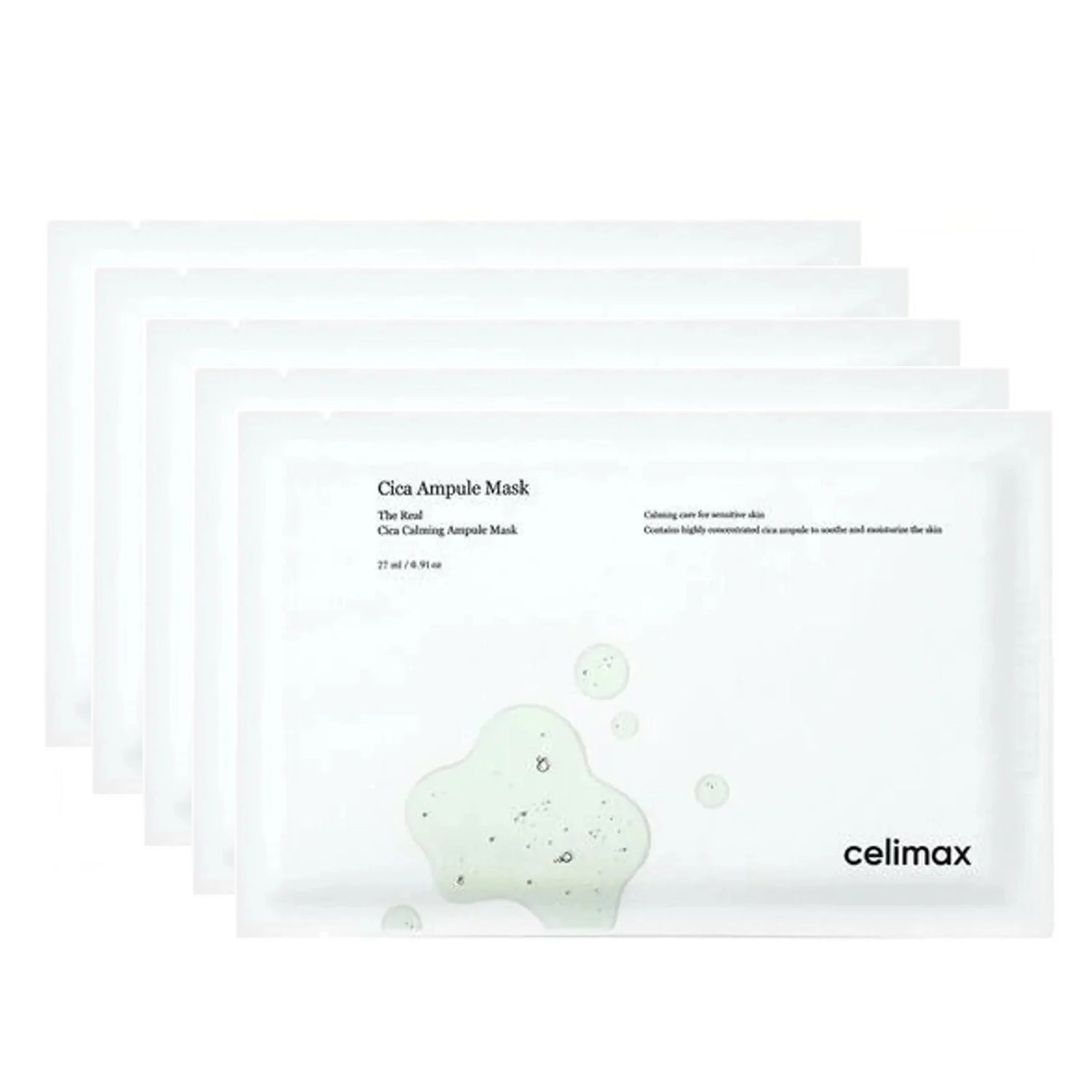 celimax The Real Cica Calming Ampule Mask 5 Sheets