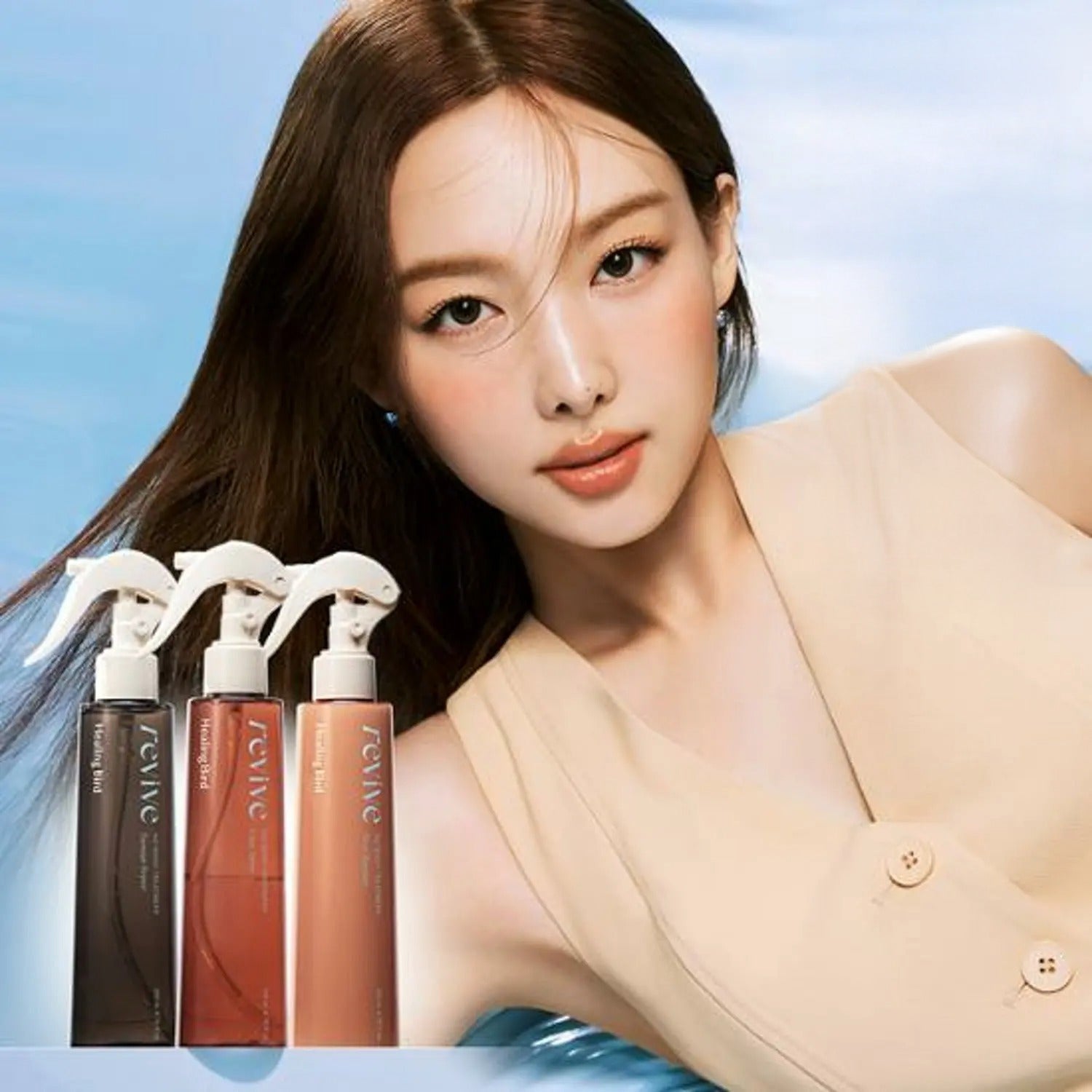 Healingbird Revive No Wash Treatment Deep Moisture 200mL Special Set (+Damage Repair 32mL)