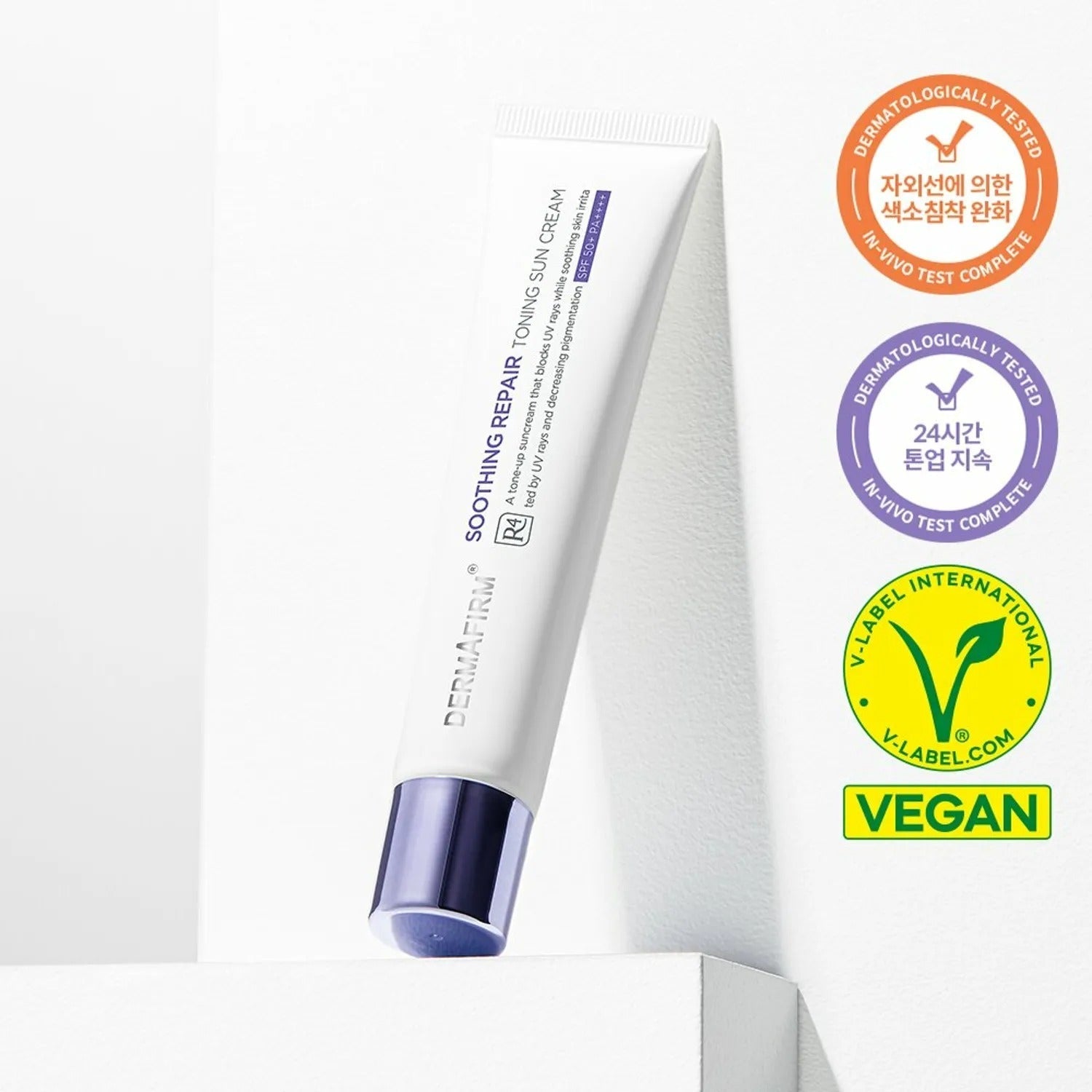 DERMAFIRM Soothing Repair Toning Sun Cream R4 40g