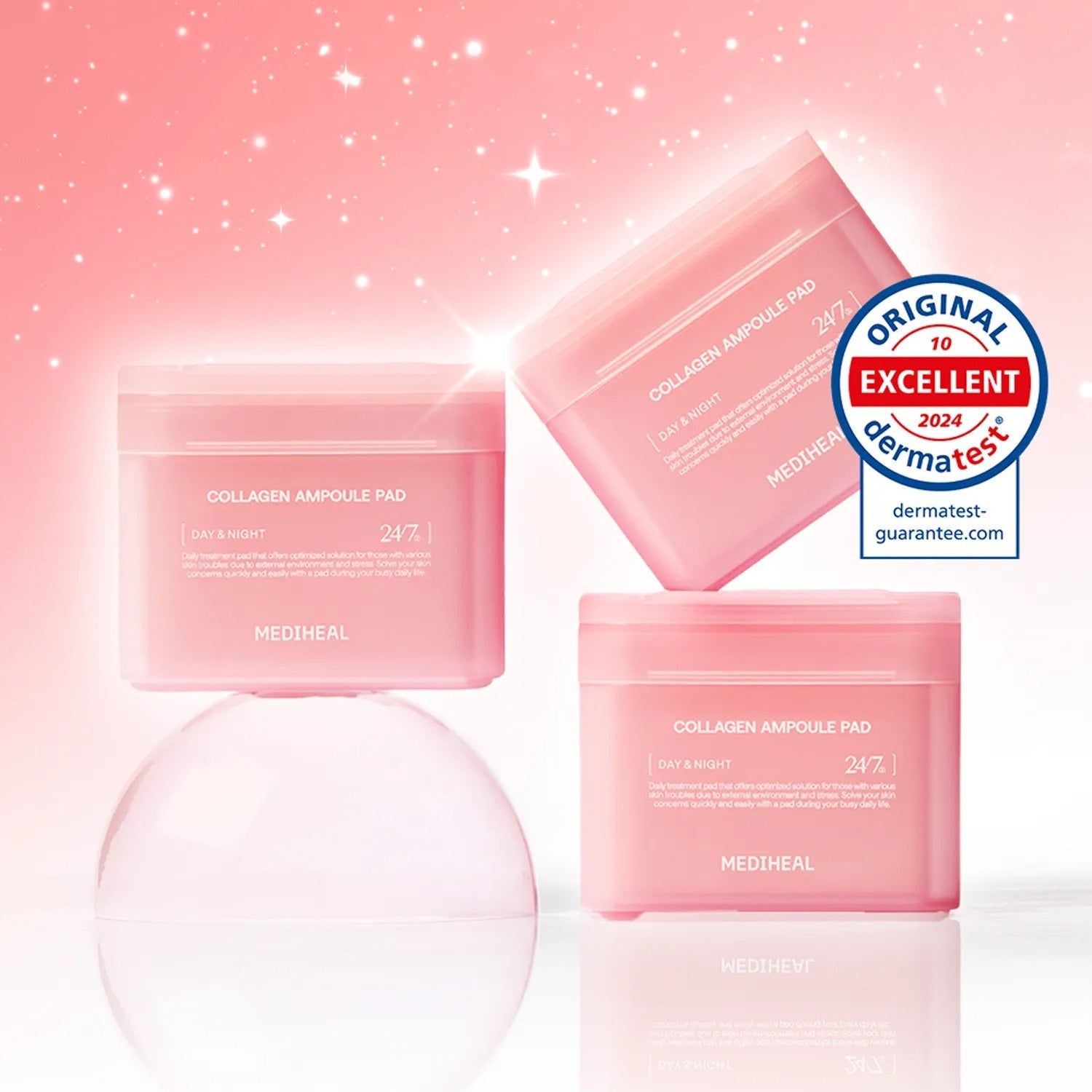 MEDIHEAL Collagen Ampoule Pad 100P Triple Set (OY-Exclusive)