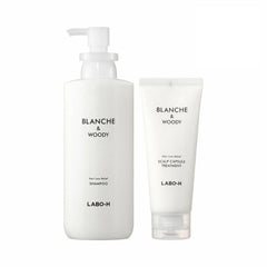LABO-H Hair Loss Relief Scalp Strenthening Blanche & Woody Shampoo 333mL + Treatment 100mL Special Set