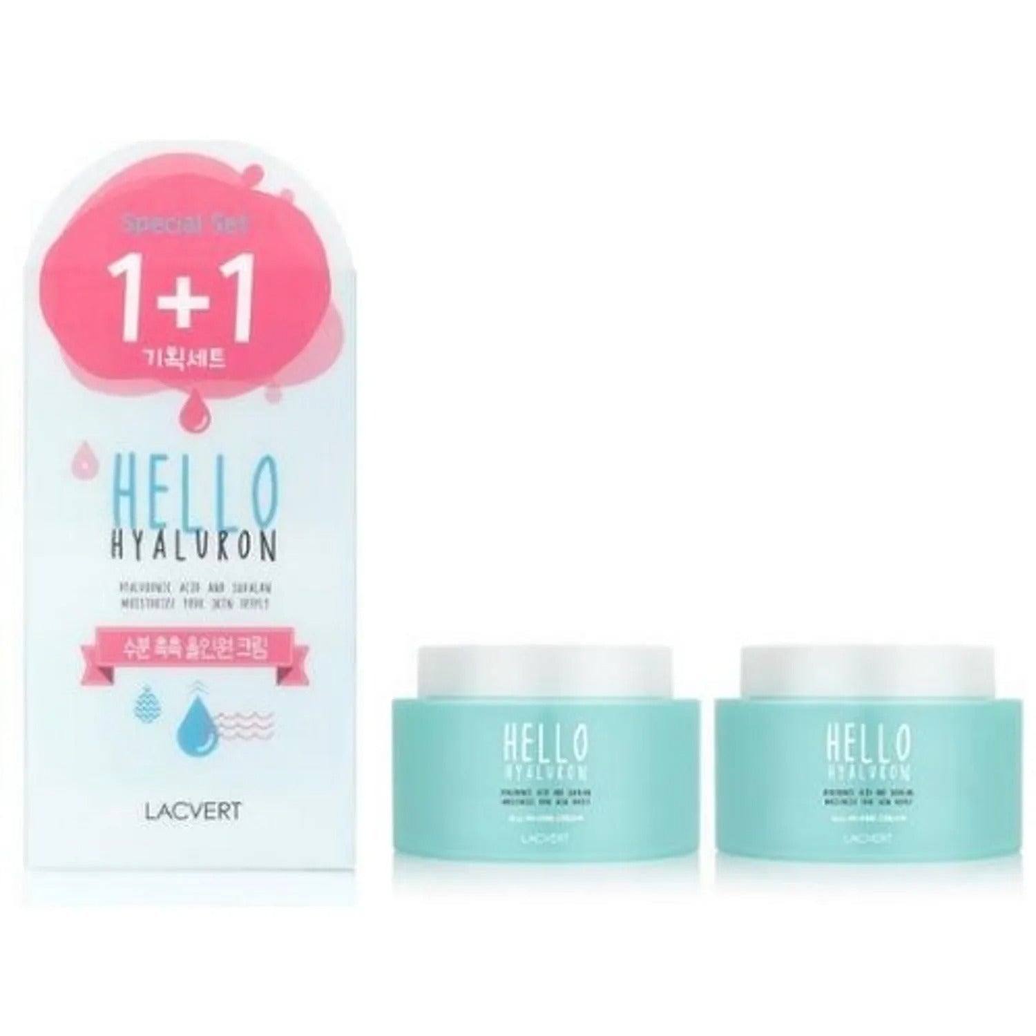 LACVERT Hello Hyaluron All In One Cream 100ml 2-for-1 Set