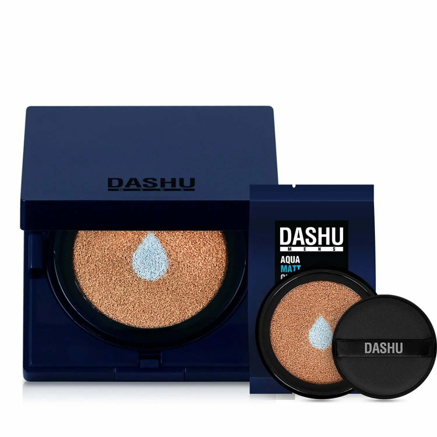 Dashu Men’s Aqua Matte BB Cushion Set (Main Item + Refill)