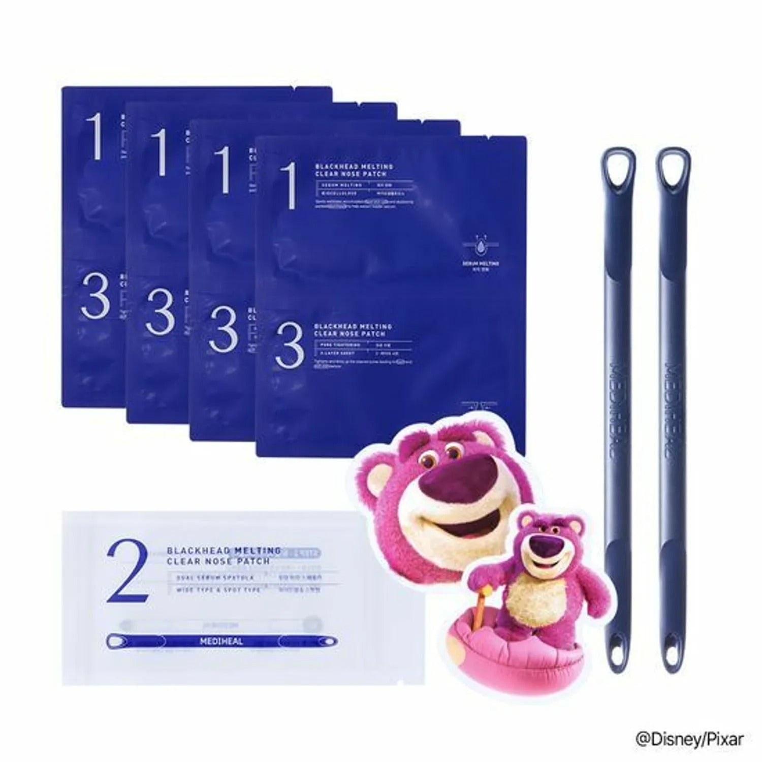 [Disney Edition] MEDIHEAL Blackhead Melting Clear Nose Patch 4P