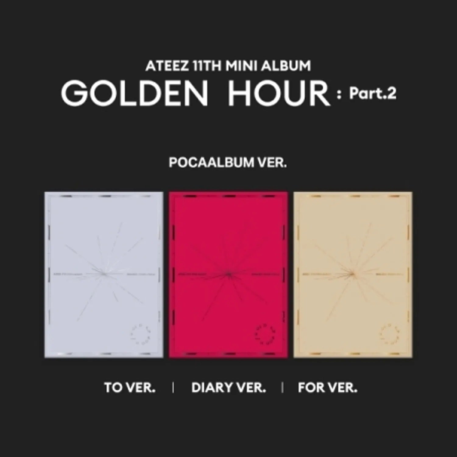 ATEEZ - 11TH EP [GOLDEN HOUR : PART.2] (POCAALBUM VER.)