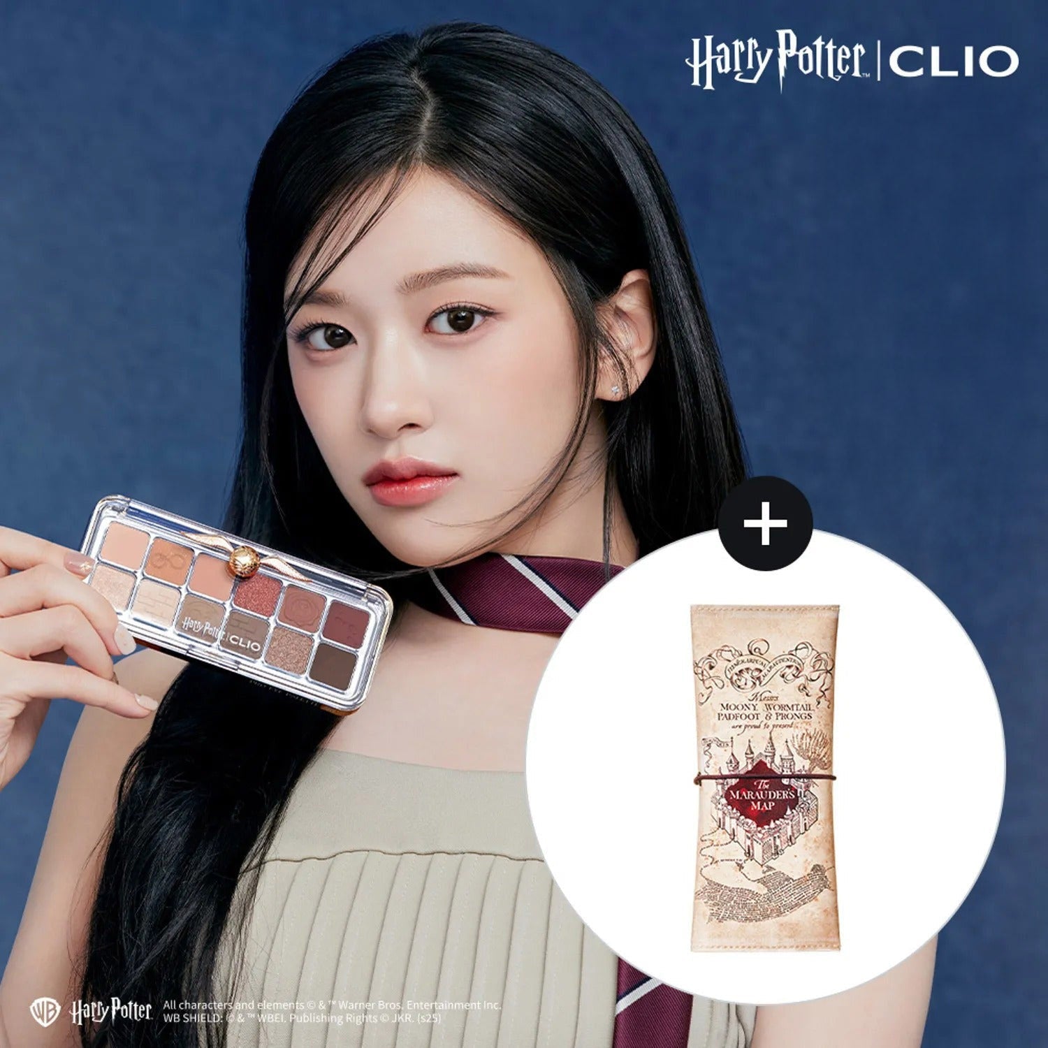 CLIO PRO EYE PALETTE AIR (HARRY POTTER COLLABO) (+MARAUDER'S MAP POUCH)