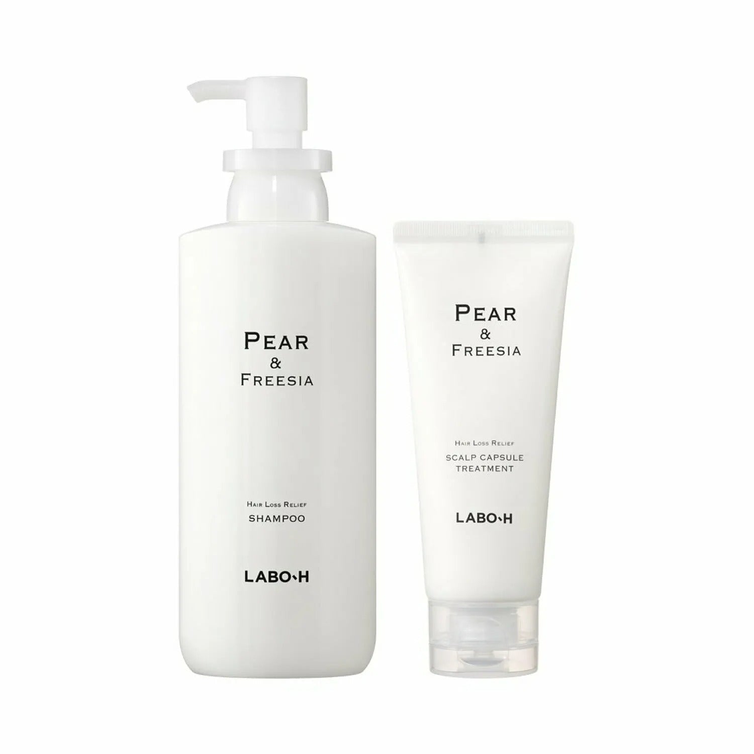 LABO-H Hair Loss Relief Scalp Strengthening Pear & Freesia Shampoo 333mL + Treatment 100mL Special Set