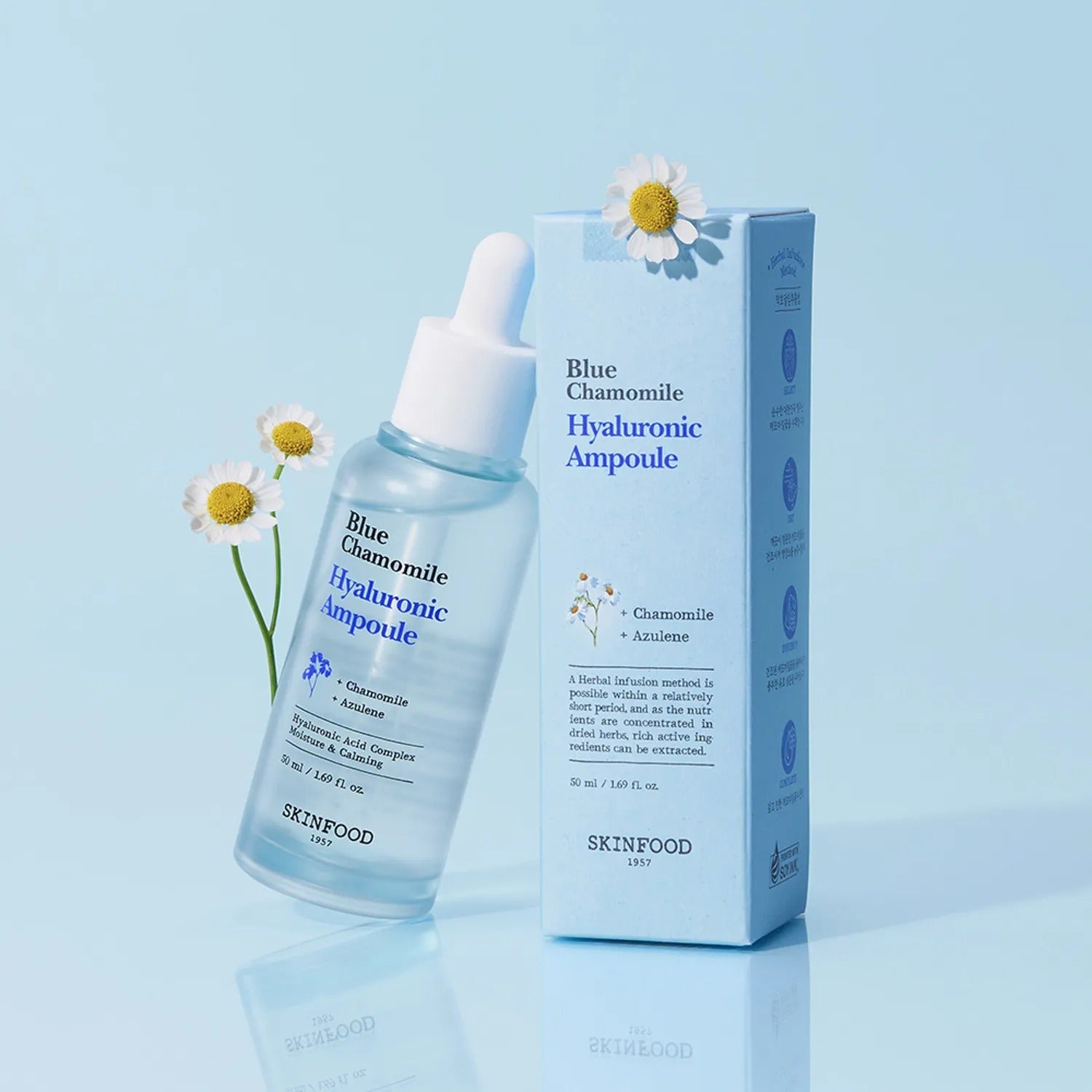 SKINFOOD Blue Chamomile Hyaluronic Ampoule 50ml