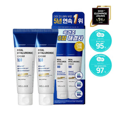 WELLAGE Real Hyaluronic 100 Cream 50mL Double Pack