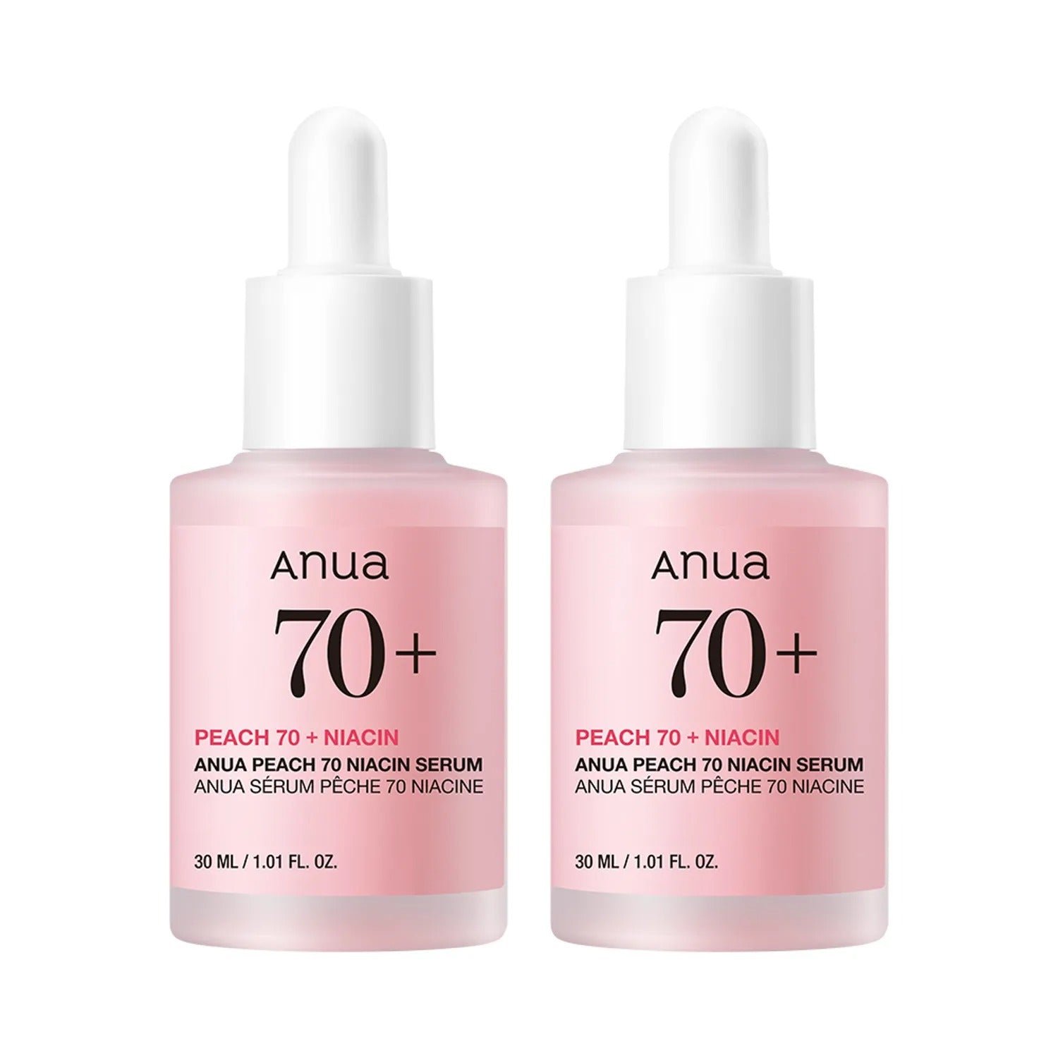 Anua Peach 70 Niacin Serum 30ml double set
