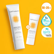 Cell Fusion C Derma Relief Sunscreen 100 SPF50+/PA++++ 50ml (+20ml)