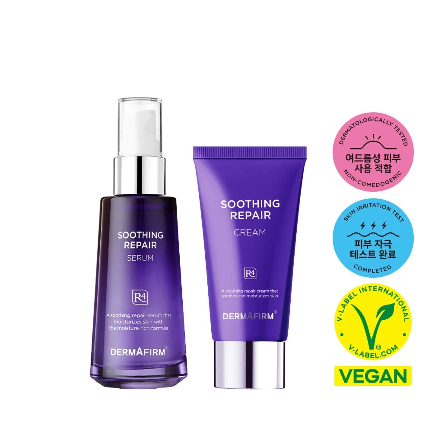 DERMAFIRM Soothing Repair Serum R4 50ml Set (+Cream 50ml)