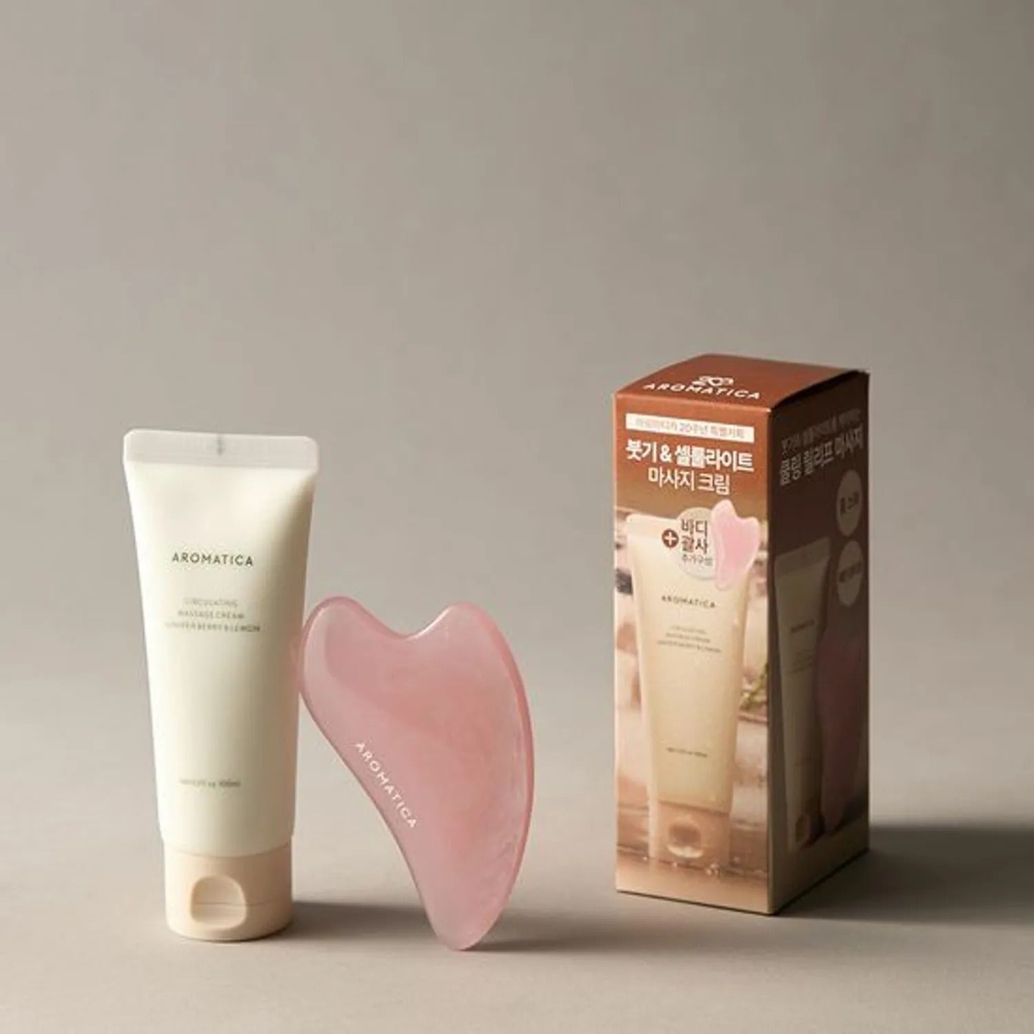 AROMATICA Circulating Massage Cream 100ml Set (+Guasha)