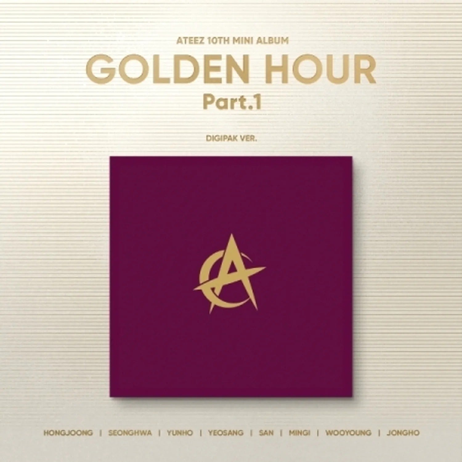 ATEEZ - 10TH MINI ALBUM [GOLDEN HOUR : PART.1] (DIGIPAK VER.)