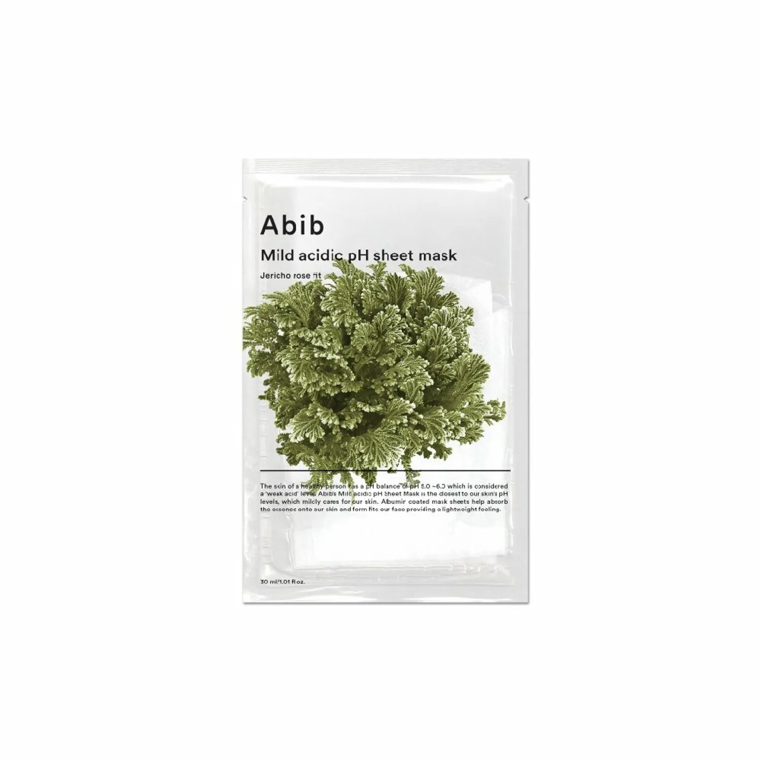 Abib Mild Acidic pH Sheet Mask Jericho Rose Fit 1P