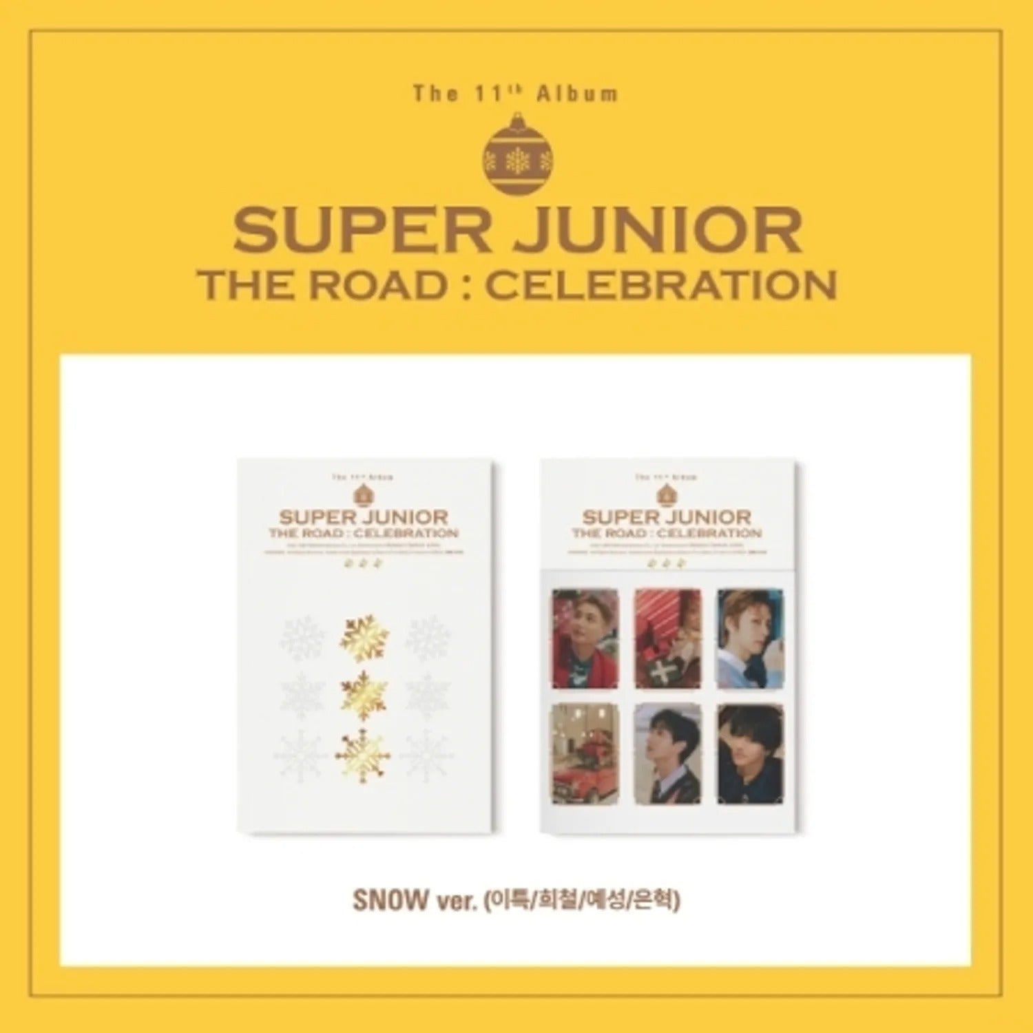 SUPER JUNIOR - VOL.11 [VOL.2 'THE ROAD : CELEBRATION'] (SNOW VER.)