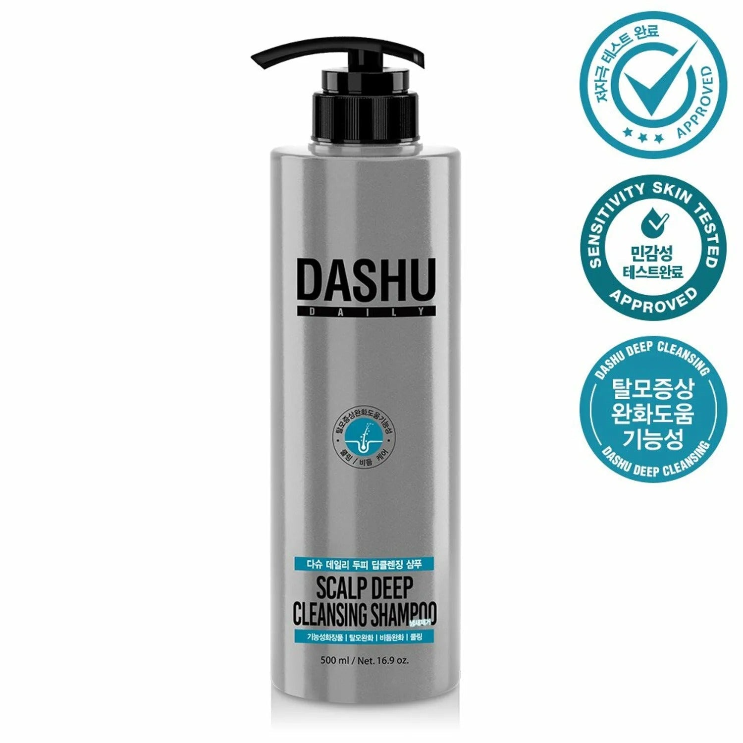 Dashu Daily Scalp Deep Cleansing Shampoo 500mL