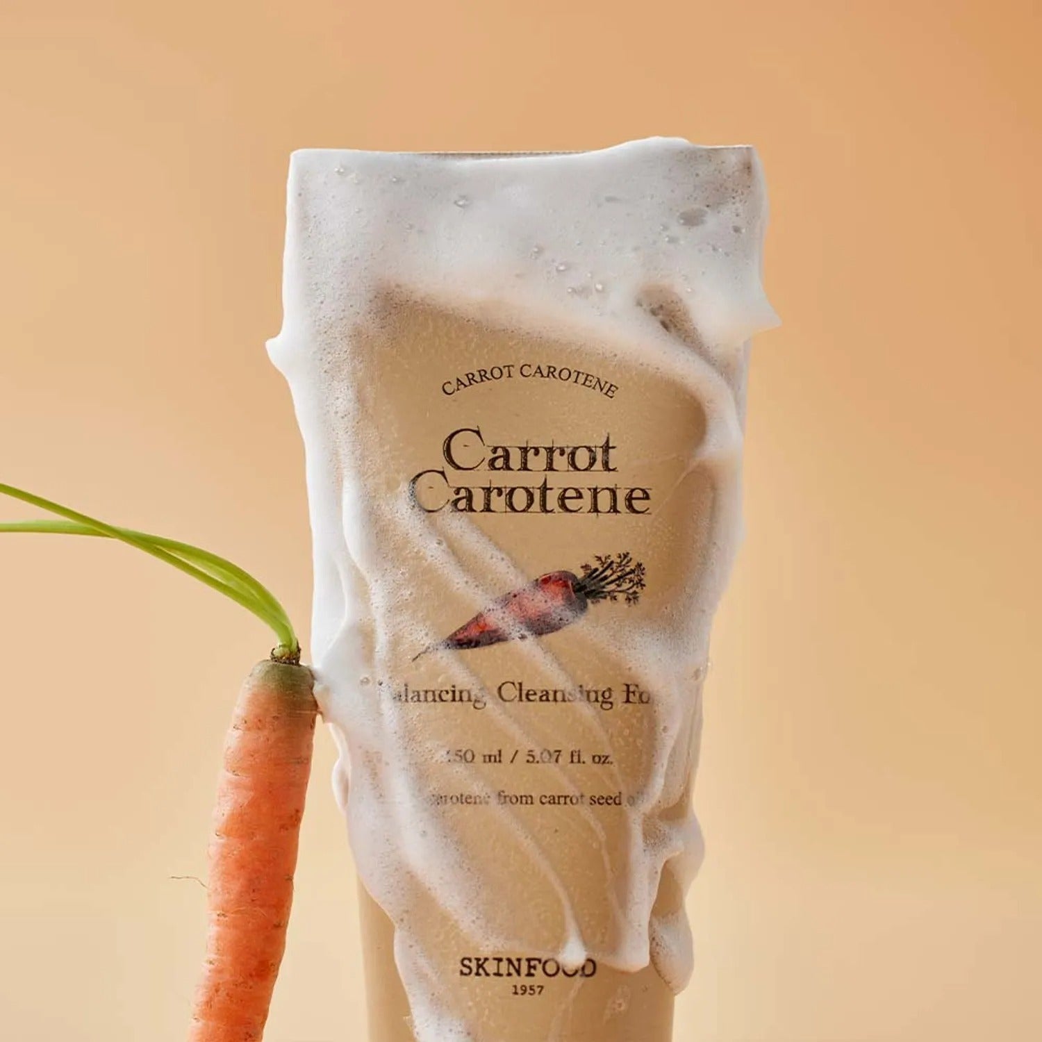 SKINFOOD Carrot Carotene Balancing Cleansing Foam