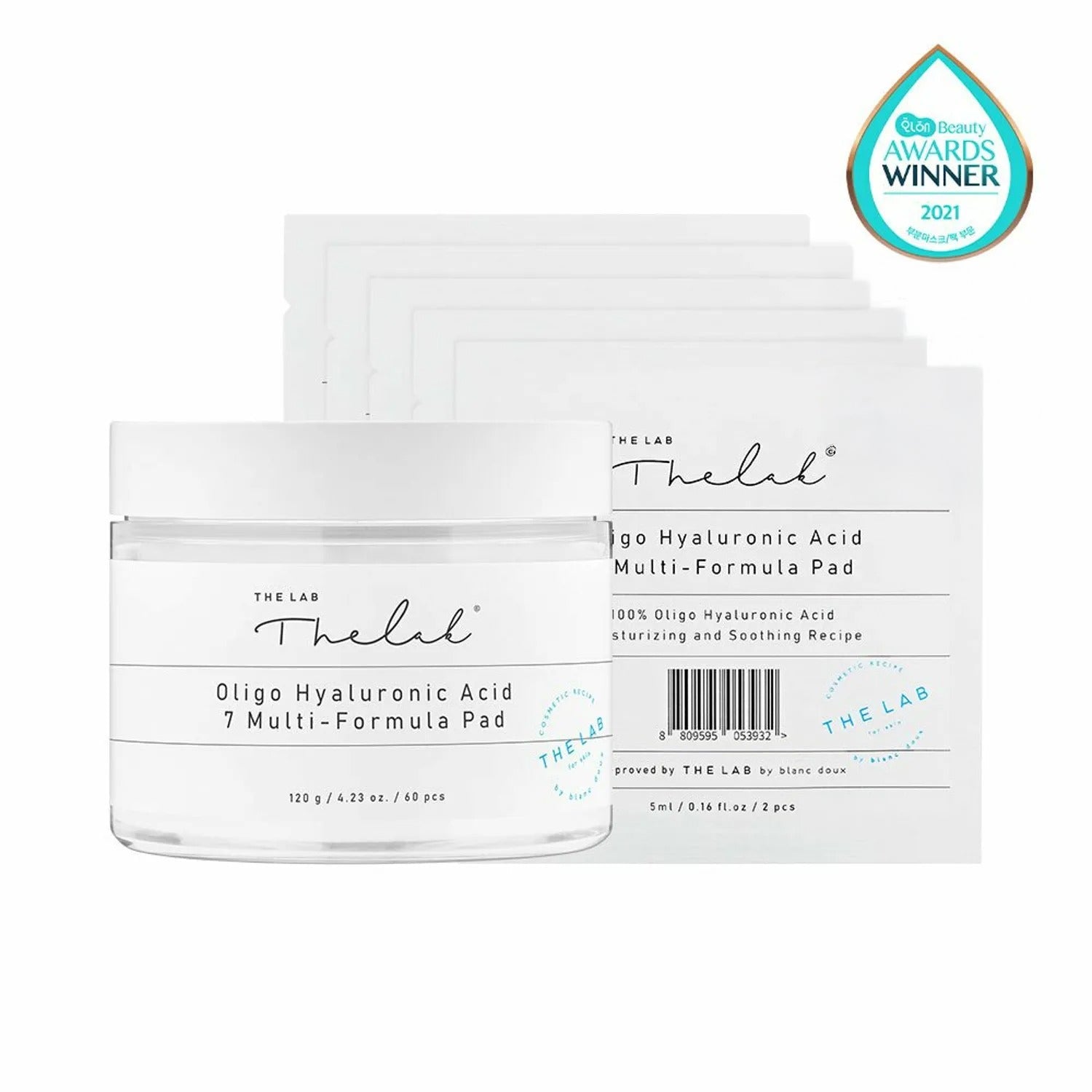 THE LAB by blanc doux Oligo Hyaluronic Acid 7 Multi-Formula Pad 60 Pads Special Offer (+10 Pads)