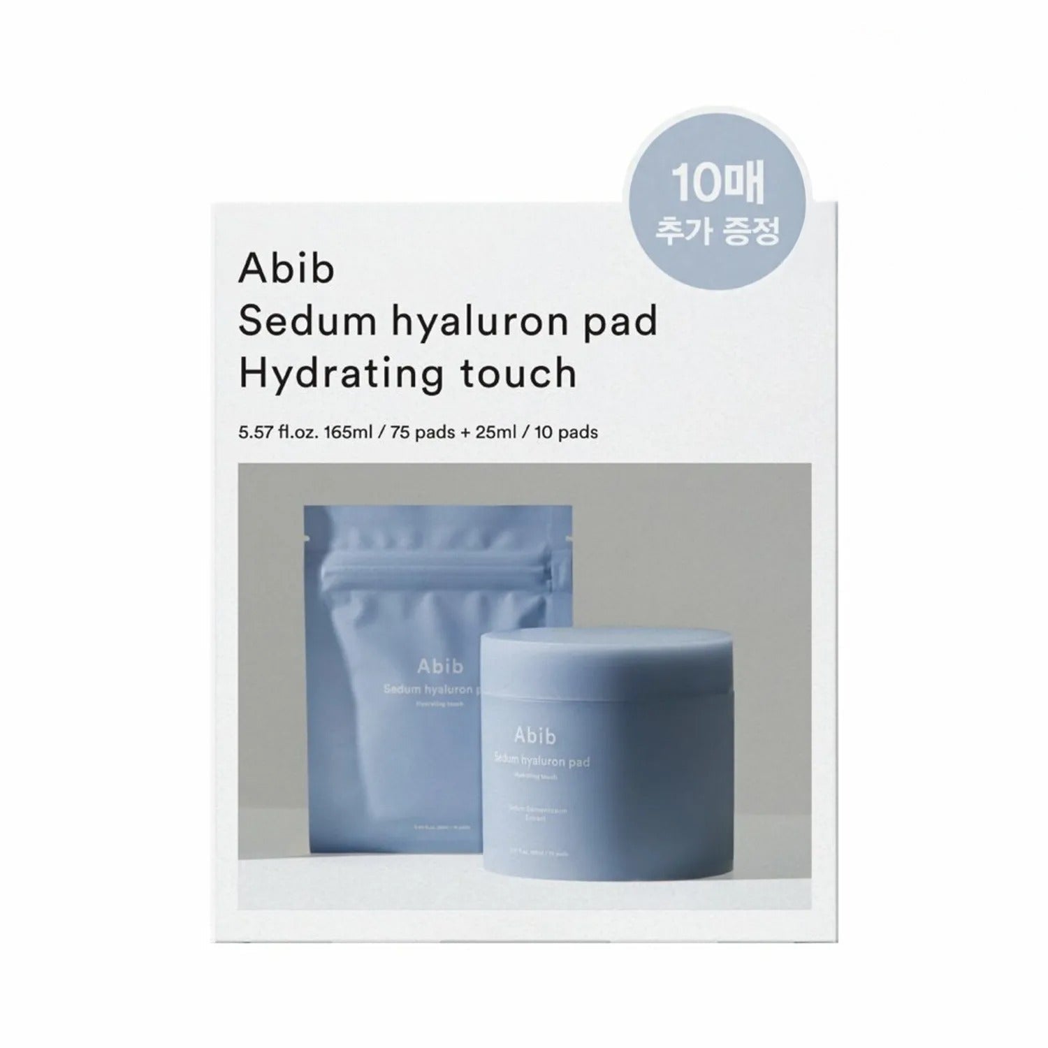 Abib Sedum Hyaluron Pad Hydrating Touch 75 Pads (+10 Pads)