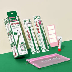 EUTHYMOL Tongue Cleaner & Tooth Brush Set (+Toothpaste 20g+Pouch+Byeon Woo Seok Photo Stickers)