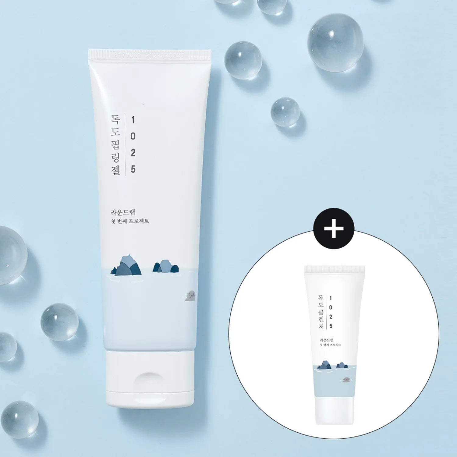 ROUND LAB 1025 Dokdo Peeling Gel 120mL Special Set (Special Set: Cleanser 20mL)