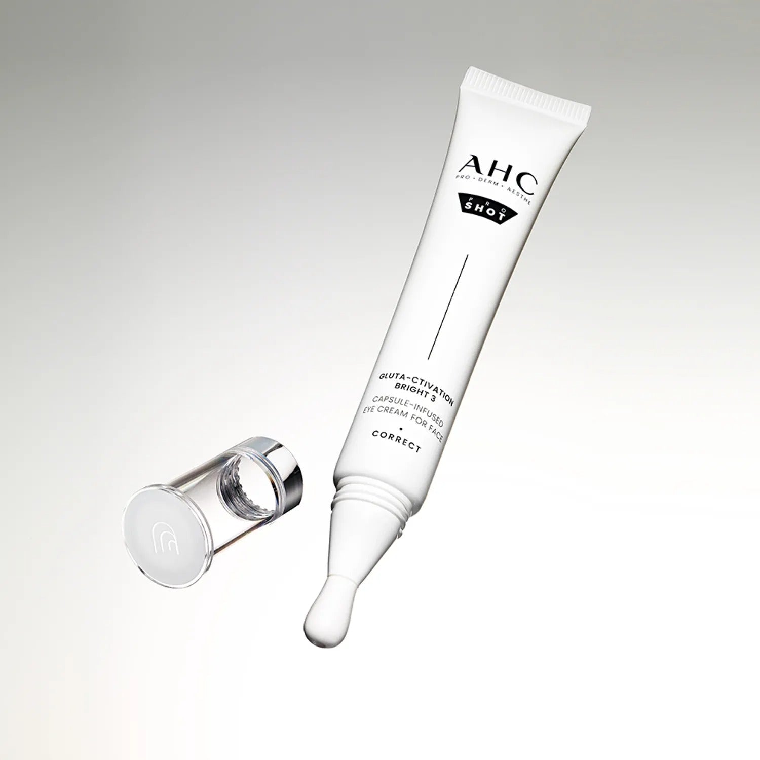 AHC Pro Shot GlutA-ctivation Bright 3 Capsule-Infused Eye Cream For Face 30ml Special Set (+Serum 10ml)